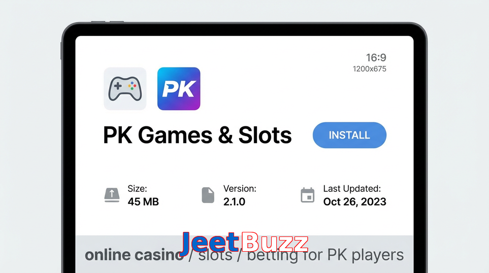 Game list for JeetBuzz gameapk section